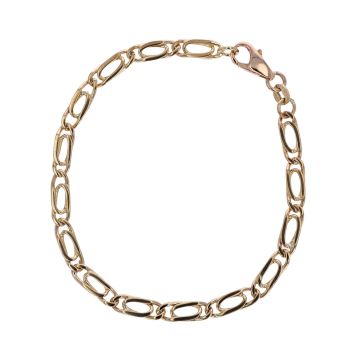 9ct Yellow Gold Fancy Bracelet 7"