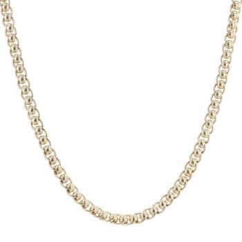 9ct Yellow Gold Rollerball Chain 20"