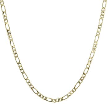14ct Yellow Gold Figaro Chain 20"