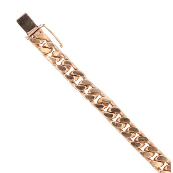 9ct Yellow Gold Curb Bracelet 8.5"