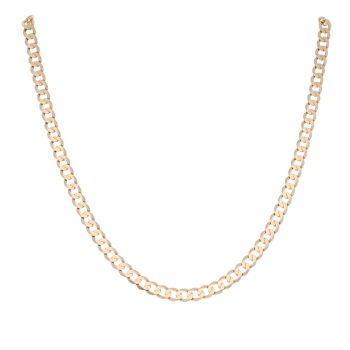 9ct Yellow Gold Curb Chain 18"