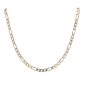 9ct Yellow Gold Figaro Chain 20"