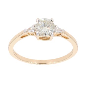 18ct Yellow Gold 1.00ct Diamond Solitaire Ring
