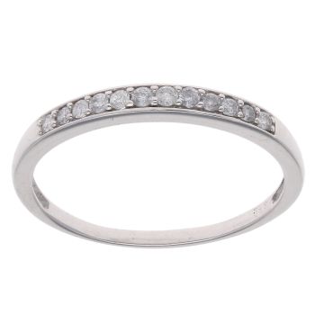 9ct White Gold 0.20ct Diamond Eternity Ring
