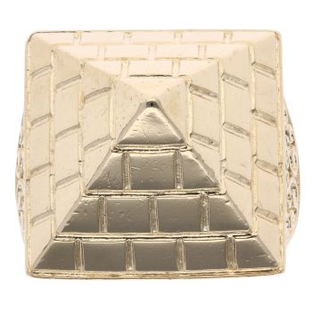 9ct Yellow Gold Pyramid Ring
