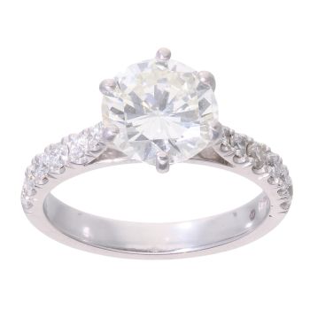 Platinum 2.50ct Diamond Solitaire Ring