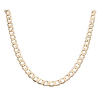 9ct Yellow Gold Curb Chain 20"