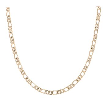 9ct Yellow Gold Figaro Chain 24"