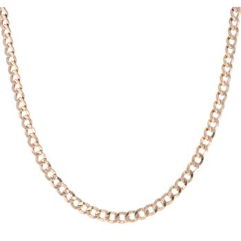 9ct Yellow Gold Curb Chain 20"
