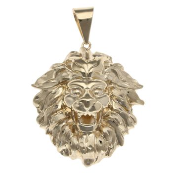 14ct Yellow Gold Lion Pendant