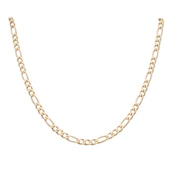9ct Yellow Gold Figaro Chain 20"