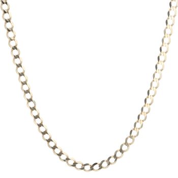 9ct Yellow Gold Curb Chain 26"
