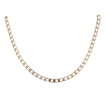 9ct Yellow Gold Curb Chain 18"