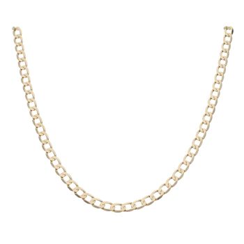 9ct Yellow Gold Curb Chain 20"