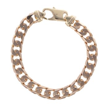 9ct Yellow Gold Curb Bracelet 9"