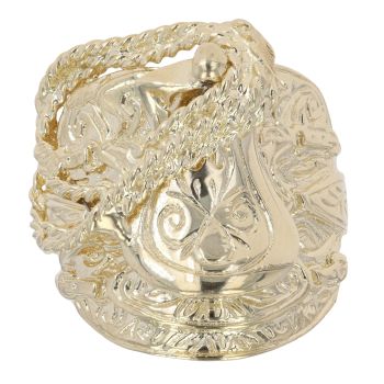 9ct Yellow Gold Saddle Ring