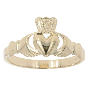 9ct Yellow Gold Claddagh Ring