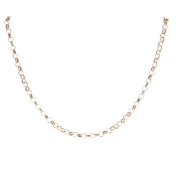 9ct Yellow Gold Belcher Chain 18"