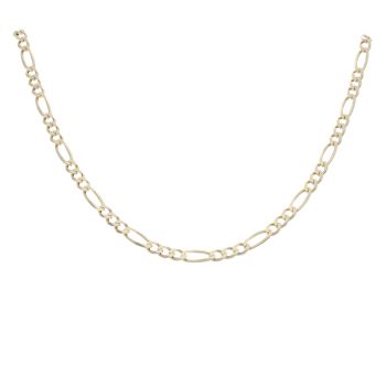 9ct Yellow Gold Figaro Chain 20"