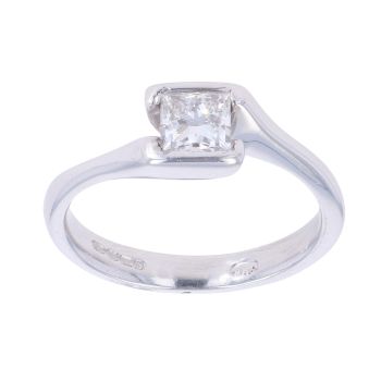 18ct White Gold 0.60ct Diamond Solitaire Ring