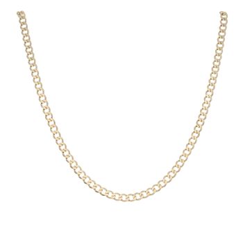 9ct Yellow Gold Curb Chain 20"