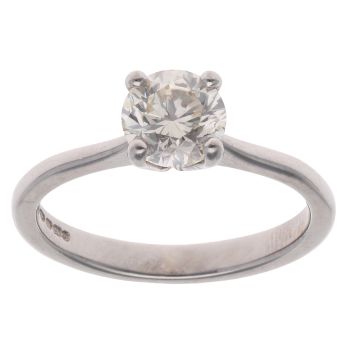 18ct White Gold 1.00ct Diamond Solitaire Ring