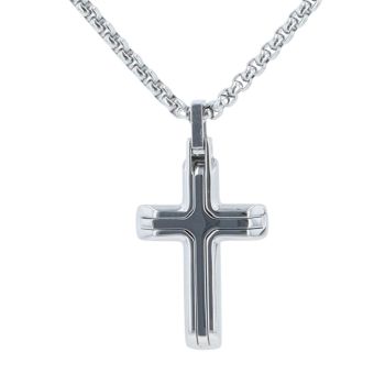 Unique & Co Stainless Steel Cross and Chain