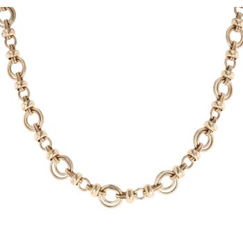 9ct Yellow Gold Fancy Chain 16"