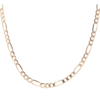 9ct Yellow Gold Figaro Chain 22"