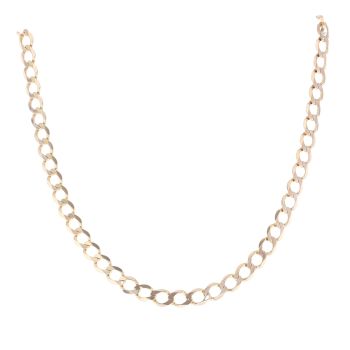 9ct Yellow Gold Curb Chain 36"
