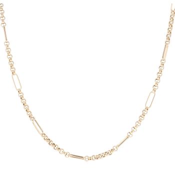 9ct Yellow Gold Fancy Chain 22"