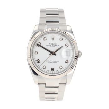 Rolex Oyster Perpetual Date Pre Owned Watch Ref 115234