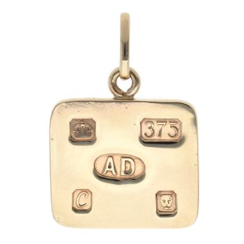 9ct Yellow Gold Ingot Pendant