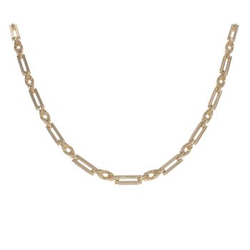 9ct Yellow Gold Fancy 18"