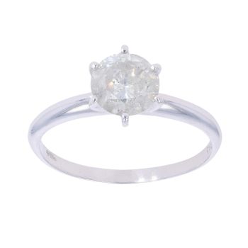 14ct White Gold 1.00ct Diamond Solitaire Ring