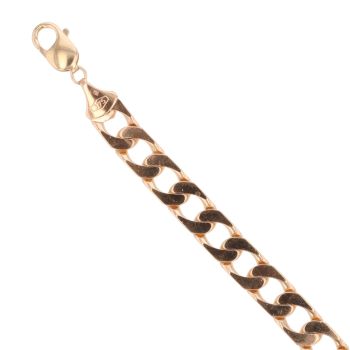 9ct Yellow Gold Curb Bracelet 8.5"