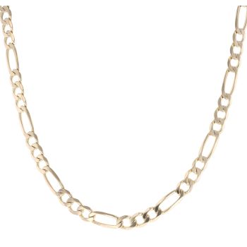 9ct Yellow Gold Figaro Chain 18"