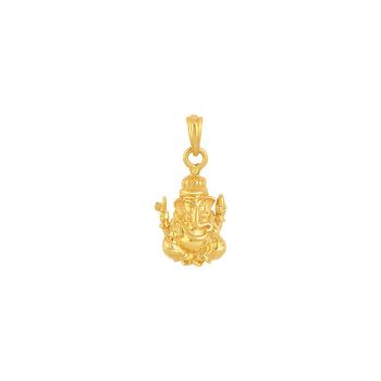 22ct Yellow Gold Seated Ganesha Pendant