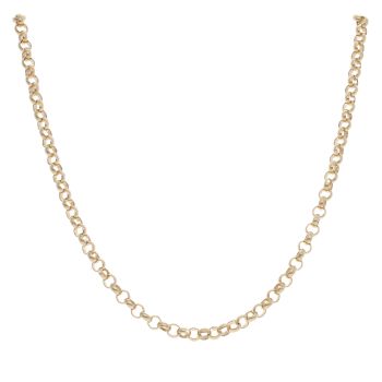 9ct Yellow Gold Belcher Chain 22"