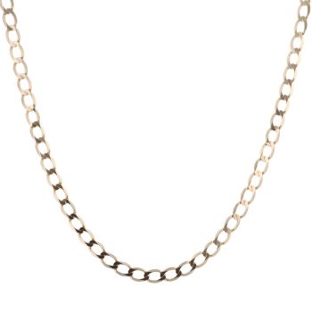 9ct Yellow Gold Curb Chain 28"