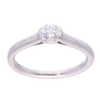 18ct White Gold 0.50ct Diamond Solitaire Ring
