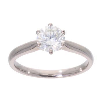18ct White Gold 1.00ct Diamond Solitaire Ring