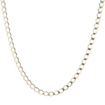 9ct Yellow Gold Curb Chain 20"