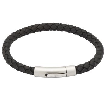 Black Leather Bracelet