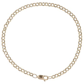 9ct Yellow Gold Belcher Bracelet 7.5"