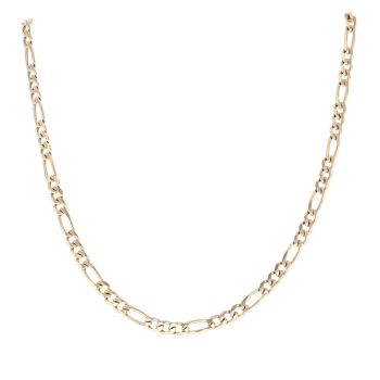 9ct Yellow Gold Figaro Chain 18"