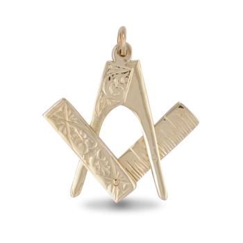 9ct Yellow Gold Masonic Pendant