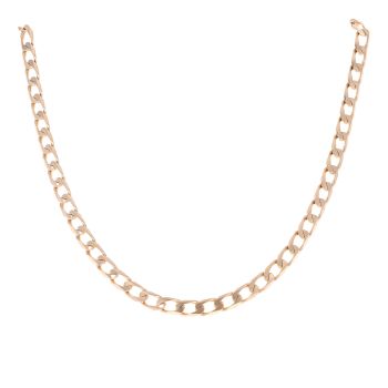 9ct Yellow Gold Curb Chain 18"