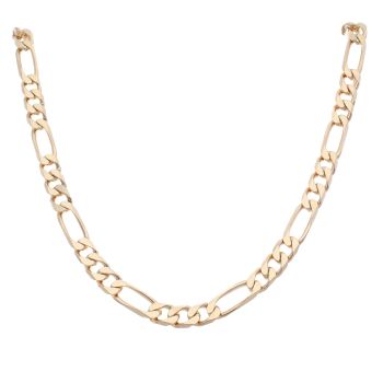 9ct Yellow Gold Figaro Chain 26"