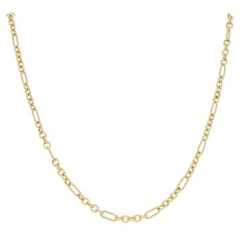 9ct Yellow Gold Fancy Chain 18"